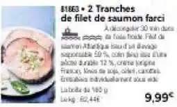 Thiriet 2 Tranches de filet de saumon farci offre