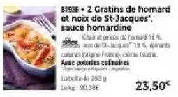 Thiriet 81936 2 Gratins de homard et noix de St-Jacques sauce homardine offre