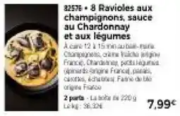 Thiriet 8 Ravioles aux champignons offre