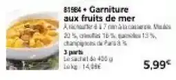 Thiriet Garniture aux fruits de mer offre