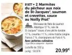 Thiriet Marmites du pêcheur aux noix de St-Jacques offre