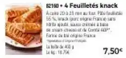 Thiriet Feuilletés knack offre