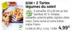Thiriet Tartes légumes du soleil offre