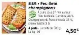 Thiriet Feuilleté champignons offre