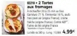 Thiriet 2 Tartes aux fromages offre