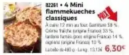 Thiriet Mini flammekueches classiques offre