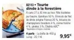 Thiriet Tourte dinde à la forestière offre