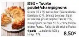 Thiriet 82142 Tourte poulet/champignons offre