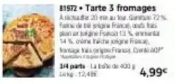 Thiriet 81972 Tarte 3 fromages offre