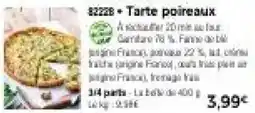 Thiriet Tarte poireaux offre