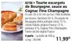 Thiriet Tourte escargots de Bourgogne offre
