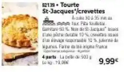 Thiriet Tourte St-Jacques/crevettes offre
