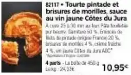 Thiriet Tourte pintade et brisures de morilles offre