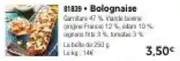 Thiriet Bolognaise offre