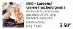 Thiriet Lardons offre
