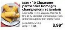 Thiriet 88703 • 10 Chaussons parmentier fromages, champignons et jambon offre
