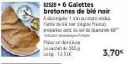 Thiriet Galette bretonne de blé noir offre
