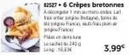 Thiriet 6 Crêpes bretonnes offre