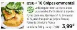 Thiriet 10 Crêpes emmental offre