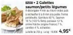 Thiriet 2 Galettes saumon/petits légumes offre