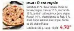Thiriet Pizza royale offre
