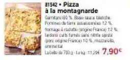 Thiriet Pizza à la montagnarde offre
