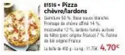 Thiriet 81516 + Pizza chèvre/lardons offre
