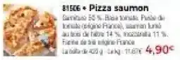 Thiriet Pizza saumon offre