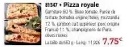 Thiriet Pizza royale offre