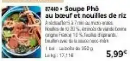 Thiriet Soupe Phô au boeuf et nouilles de riz offre