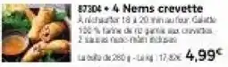 Thiriet 4 Nems crevette offre
