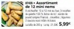 Thiriet Assortiment de 12 mini nems offre
