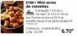 Thiriet Mini acras de crevettes offre