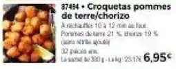 Thiriet Croquetas pommes de terre/chorizo offre