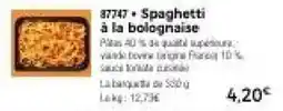 Thiriet Spaghetti à la bolognaise offre