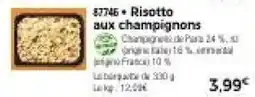 Thiriet Risotto aux champignons offre