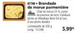 Thiriet Brandade de morue parmentière offre