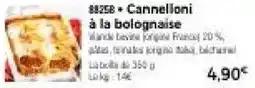 Thiriet Cannelloni à la bolognaise offre