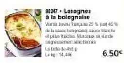 Thiriet Lasagnes à la bolognaise offre