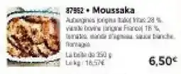 Thiriet Moussaka offre