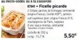 Thiriet Ficelle picarde offre