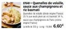 Thiriet Quenelles de volaille offre