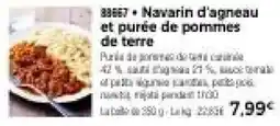 Thiriet Navarin d'agneau offre