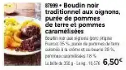 Thiriet Boudin noir traditionnel offre
