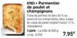 Thiriet 87853 Parmentier de poulet et champignons offre