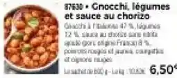 Thiriet Gnocchi légumes et sauce au chorizo offre