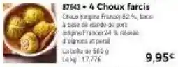 Thiriet Choux farcis offre
