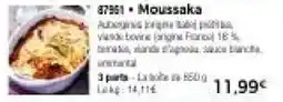 Thiriet Moussaka offre