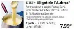 Thiriet Aligot de l'Aubrac offre