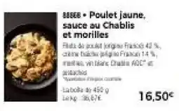 Thiriet SSSBBB Poulet jaune, sauce au Chablis et morilles offre